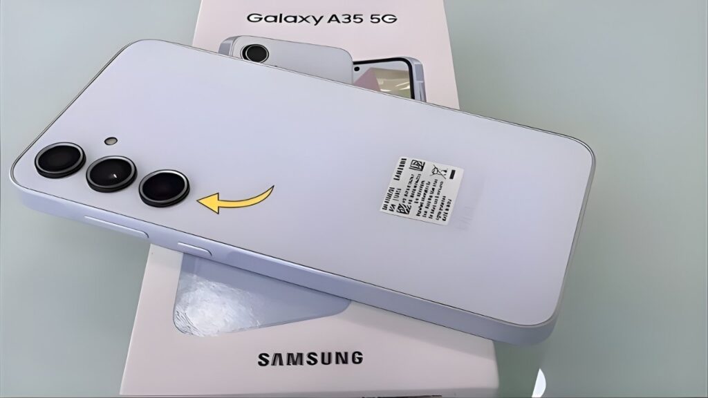 Samsung Galaxy A35 5G: cámara de 50 MP, 128 GB de almacenamiento y precio de ₹18,000
